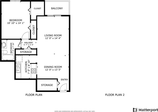 14650 NE 32nd St Unit A14, Bellevue, WA 98007 - room layout