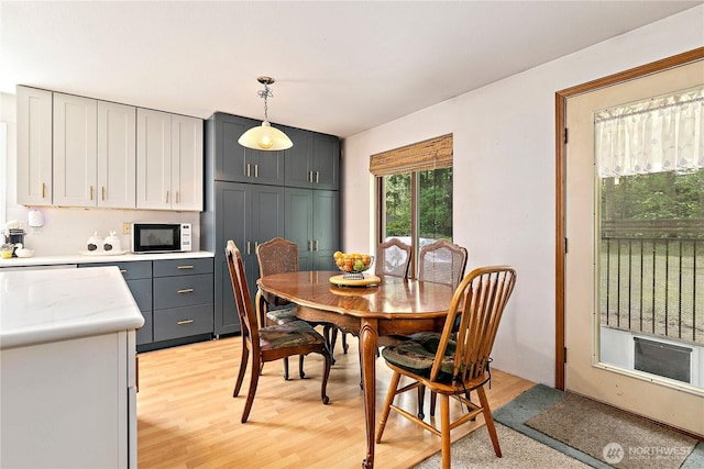 19414 112th Ave E, Graham, WA 98338 - dining area featuring light wood-type flooring