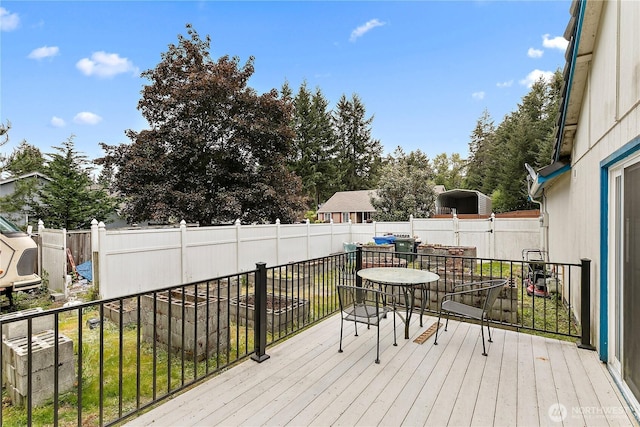 19414 112th Ave E, Graham, WA 98338 - wooden deck featuring a fenced backyard