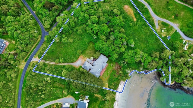 1248 Kanaka Bay Rd, Friday Harbor, WA 98250 - aerial overview of property's location