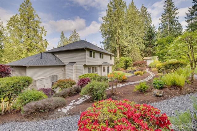 view of side of property