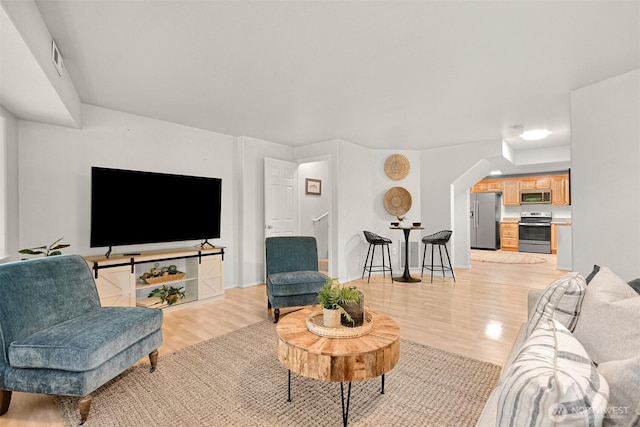 8894 Giles Rd, Blaine, WA 98230 - living area with light wood-style flooring and baseboards