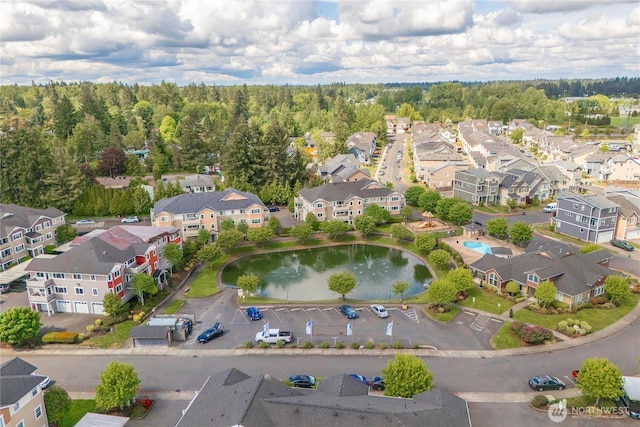 13426 97th Ave E Unit 303, Puyallup, WA 98373 - aerial view of residential area featuring a large body of water