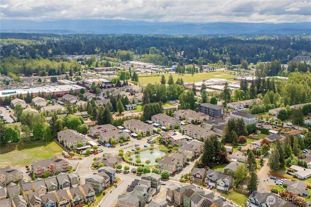 13426 97th Ave E Unit 303, Puyallup, WA 98373 - aerial view of property's location with a forest and nearby suburban area