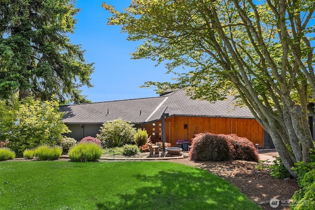 161 Montgomery Ln, Port Ludlow, WA 98365 - back of property featuring a yard