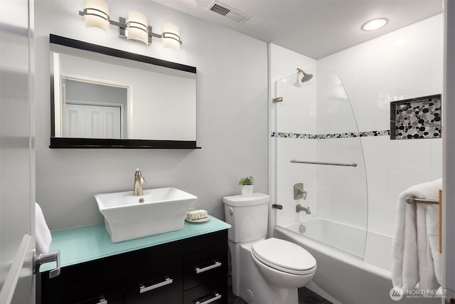 161 Montgomery Ln, Port Ludlow, WA 98365 - full bath with vanity, washtub / shower combination, and toilet