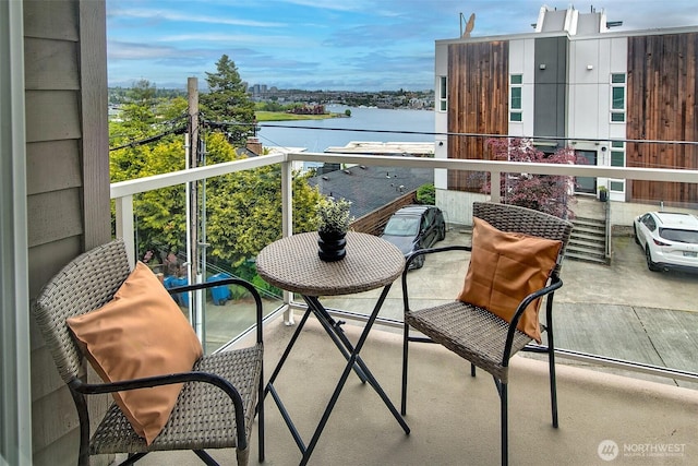 2432 Dexter Ave N Unit 201, Seattle, WA 98109 - balcony featuring a water view