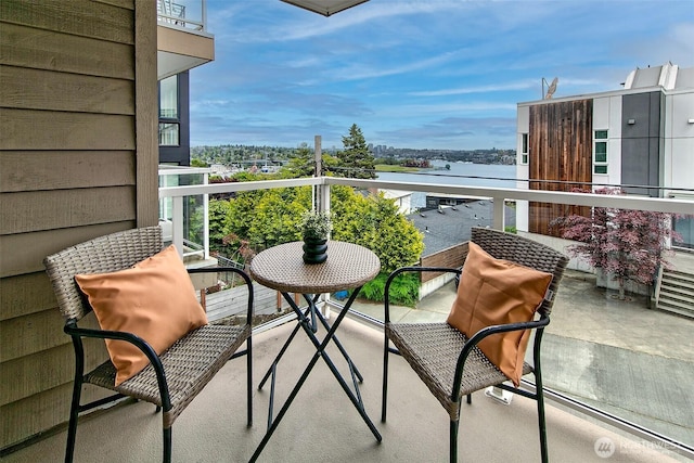 2432 Dexter Ave N Unit 201, Seattle, WA 98109 - balcony featuring a water view