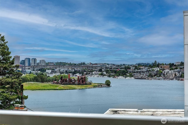 2432 Dexter Ave N Unit 201, Seattle, WA 98109 - water view with nearby urban area