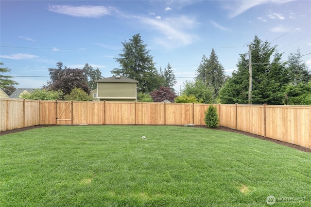 view of yard