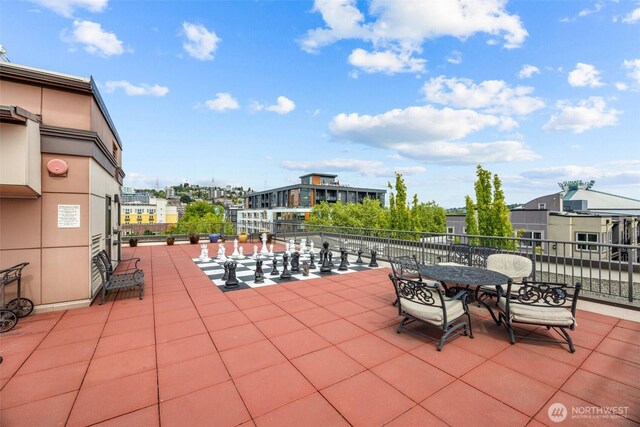 323 Queen Anne Ave N Unit 502, Seattle, WA 98109 - view of patio with outdoor dining space