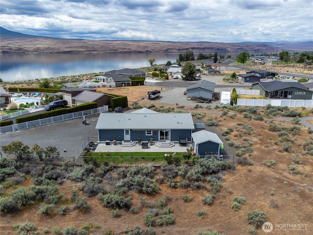 101 Lake Pl SW Unit 328, Mattawa, WA 99349 - view from above of property featuring a water and mountain view