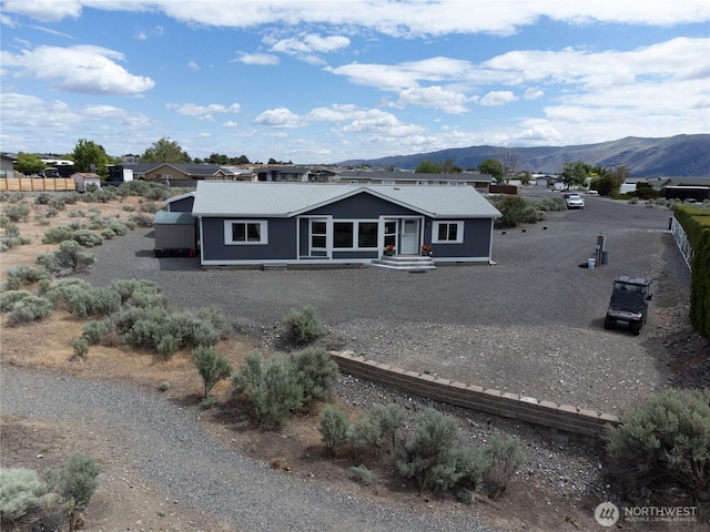 101 Lake Pl SW Unit 328, Mattawa, WA 99349 - view of front of home featuring a mountain view and metal roof