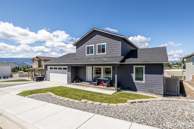 2436 Berkley Loop, East Wenatchee, WA 98802 - view of front of house with concrete driveway and an attached garage