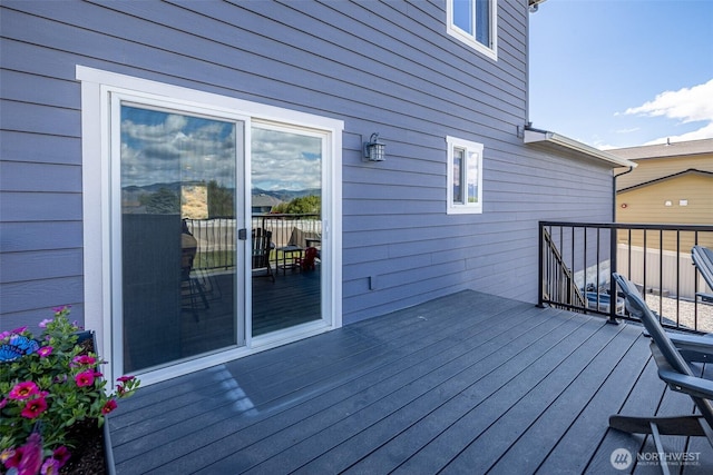 2436 Berkley Loop, East Wenatchee, WA 98802 - view of wooden deck