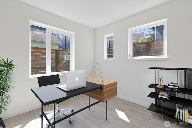 109 22nd Ave E Unit C, Seattle, WA 98112 - office featuring light wood-type flooring and baseboards