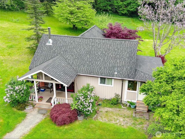 285 Pete Beck Rd, Quilcene, WA 98376 - aerial view of property and surrounding area