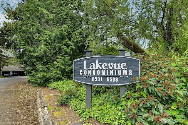6533 106th Ave NE Unit D, Kirkland, WA 98033 - view of community / neighborhood sign