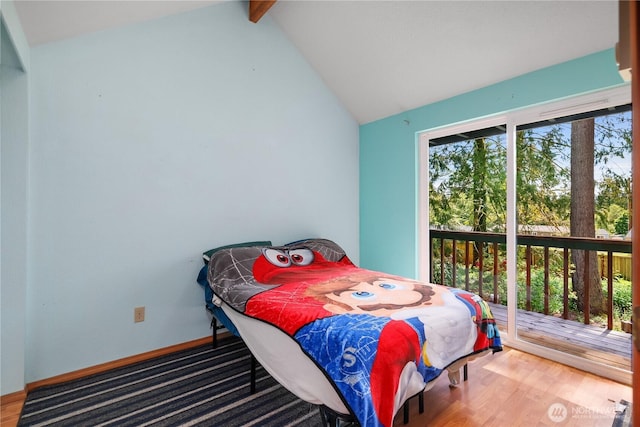 130 E Agate Dr, Shelton, WA 98584 - bedroom with wood finished floors and baseboards