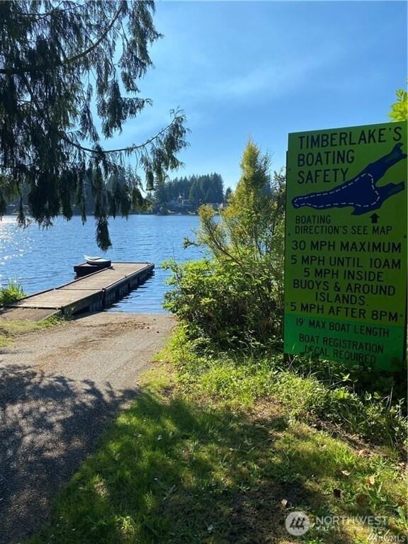 130 E Agate Dr, Shelton, WA 98584 - dock area with a boat ramp and a water view