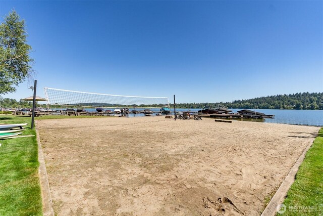 3834 175th Ave NE Unit E49, Redmond, WA 98052 - view of property's community with volleyball court and a water view