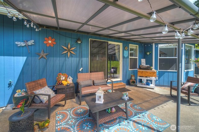 view of patio / terrace with outdoor lounge area