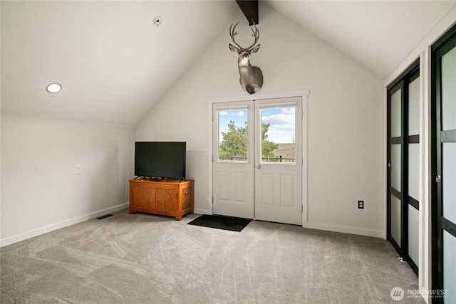 12062 Neppel Rd, Moses Lake, WA 98837 - additional living space featuring carpet, baseboards, and recessed lighting