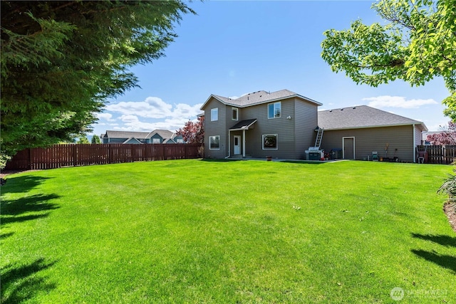 2149 Inglewood Dr, East Wenatchee, WA 98802 - rear view of house with central air condition unit