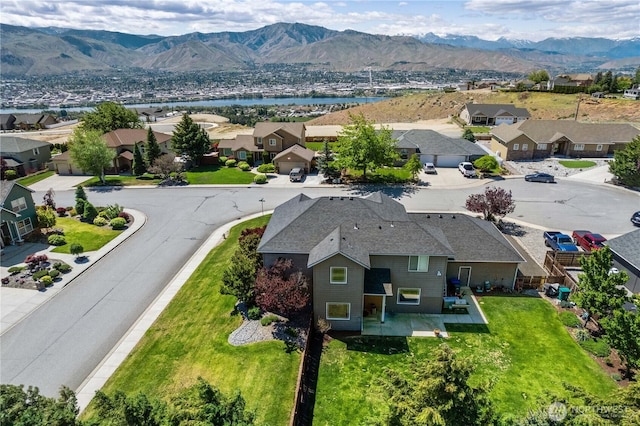 2149 Inglewood Dr, East Wenatchee, WA 98802 - aerial view of residential area featuring a water and mountain view