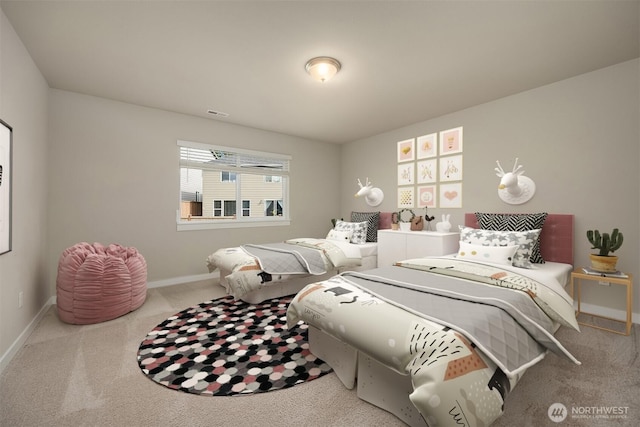 3303 103rd Dr NE, Lake Stevens, WA 98258 - carpeted bedroom featuring baseboards