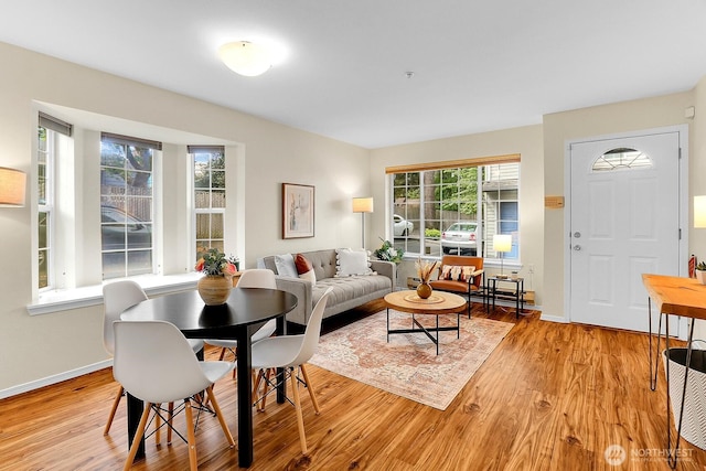12549 Roosevelt Way NE Unit 13, Seattle, WA 98125 - living area featuring light wood finished floors and baseboards