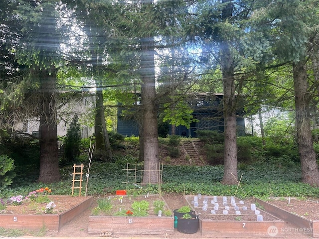 23313 Cedar Way Unit N205, Mountlake Terrace, WA 98043 - view of yard featuring a garden