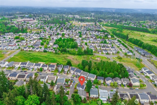12570 SE 295th St, Auburn, WA 98092 - aerial view of property and surrounding area featuring nearby suburban area