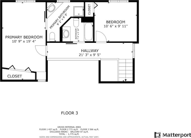 3527 E Spruce St, Seattle, WA 98122 - property floor plan