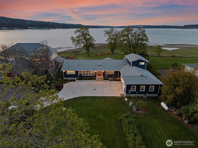 4354 Dyes Inlet Rd NW, Bremerton, WA 98312 - aerial view at dusk of a water view