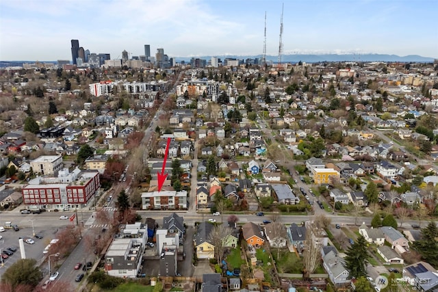 1405 Martin Luther King Jr Way, Seattle, WA 98122 - aerial overview of property's location with nearby suburban area and nearby urban area