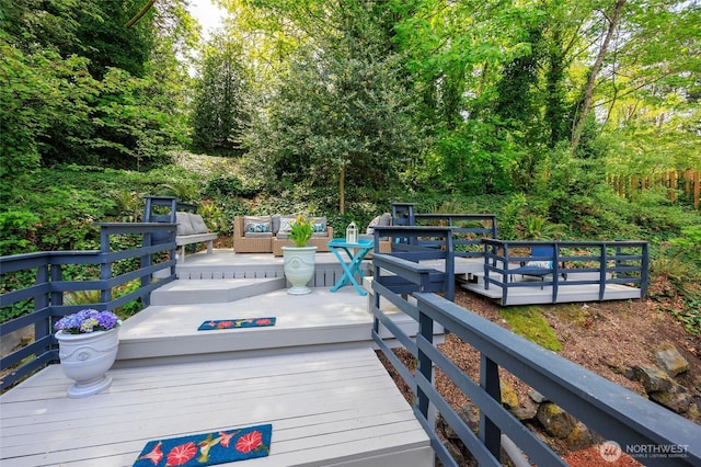 24222 92nd Ave W, Edmonds, WA 98020 - deck featuring outdoor lounge area