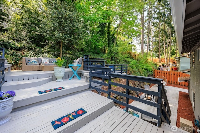 24222 92nd Ave W, Edmonds, WA 98020 - wooden deck featuring an outdoor hangout area