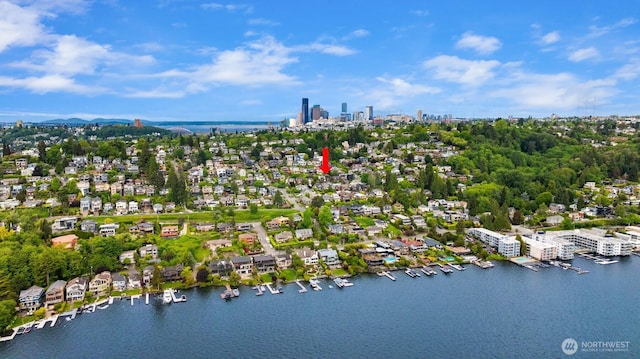 815 33rd Ave S, Seattle, WA 98144 - drone / aerial view of a nearby body of water