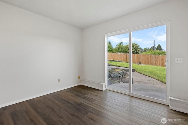 3812 R Ave, Anacortes, WA 98221 - spare room featuring wood finished floors and baseboards