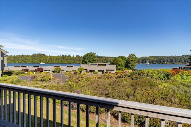 10 Olympic Pl Unit 10, Port Ludlow, WA 98365 - water view featuring a heavily wooded area