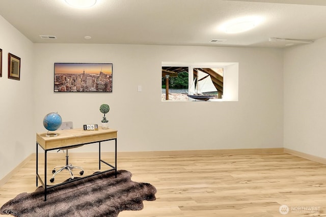9630 SE Driftwood Dr, Port Orchard, WA 98367 - office with wood finished floors and baseboards