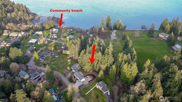 9630 SE Driftwood Dr, Port Orchard, WA 98367 - view of property location with a large body of water