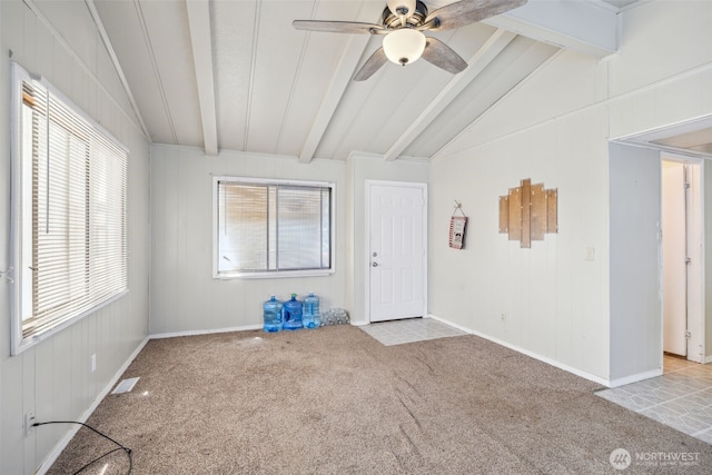 3701 Gun Club Rd Unit 16, Yakima, WA 98901 - empty room with carpet, ceiling fan, and baseboards