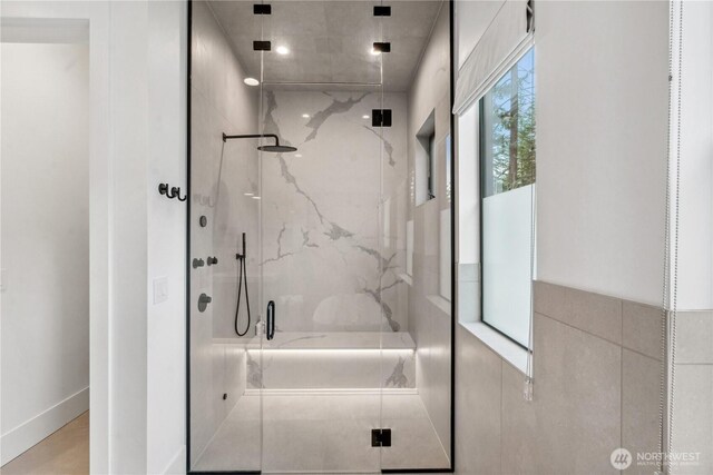 1501 Kokanee Loop, Cle Elum, WA 98922 - bathroom with a marble finish shower