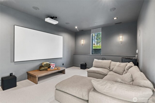 1501 Kokanee Loop, Cle Elum, WA 98922 - carpeted cinema featuring recessed lighting