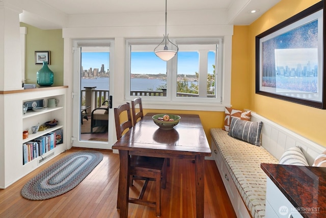 1712 Arch Ave SW, Seattle, WA 98116 - dining area featuring healthy amount of natural light and wood finished floors