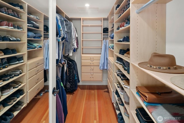 1712 Arch Ave SW, Seattle, WA 98116 - walk in closet featuring wood finished floors