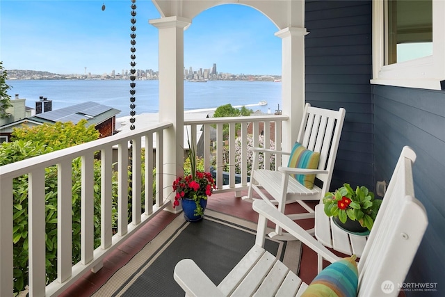 1712 Arch Ave SW, Seattle, WA 98116 - balcony with a water view