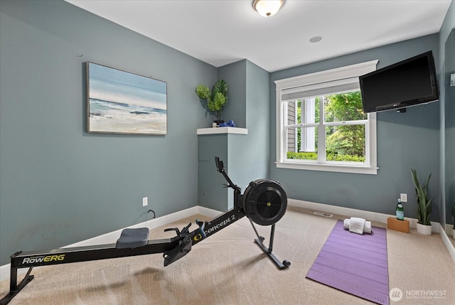 12916 318th Ave NE, Duvall, WA 98019 - exercise area featuring carpet and baseboards